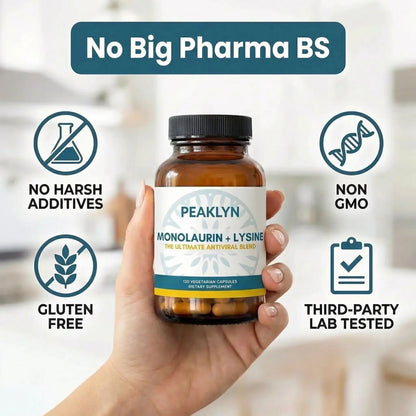 Peaklyn L-Lysine + Monolaurin For EBV