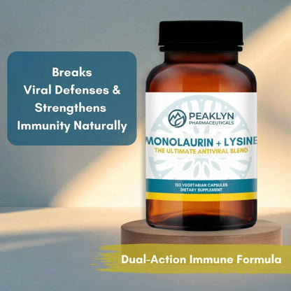Monolaurin + Lysine Antiviral Complex For All Type Herpes